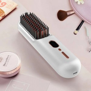 Электрическая расческа для укладки волос Wireless Straightening Comb QL001