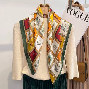 Платок на голову, женский, шейный, 70 х 70 см.
