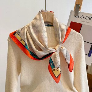Платок на голову, женский, шейный, 70 х 70 см.