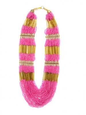FK0730-098 Колье из бисера, L30 см