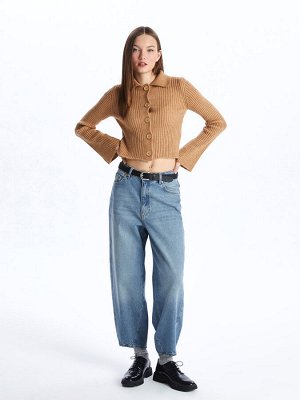 Женские джинсовые брюки прямого кроя