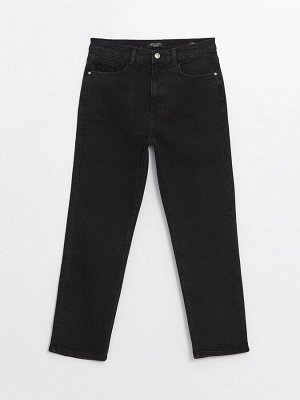 Женские джинсовые брюки прямого кроя