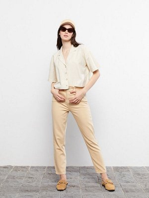 Женские джинсовые брюки стандартного кроя с карманами