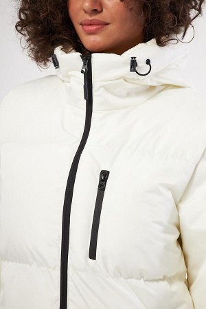Женское надувное зимнее пальто с капюшоном и защитой от воды и ветра BDM-400