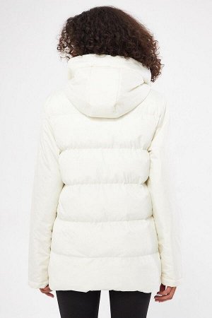 Женское надувное зимнее пальто с капюшоном и защитой от воды и ветра BDM-400