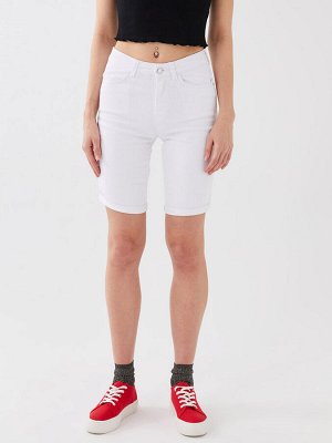 Женские джинсовые шорты стандартной посадки с нормальной талией