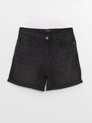 Женские джинсовые шорты стандартной посадки с нормальной талией