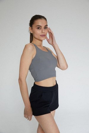 Черные женские короткие шорты Soft Touch - Eva