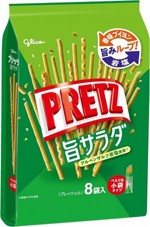 GLICO Pretz - хрустящие палочки со вкусом салата умами