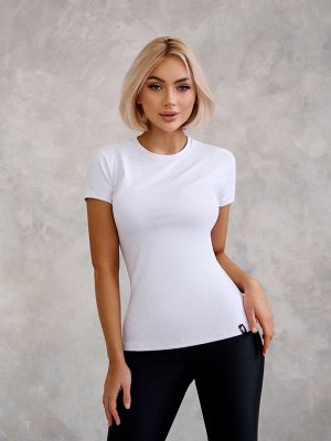 Футболки Bona Fide: T-Shirt "White" от бренда спортивной женской одежды Bona Fide
