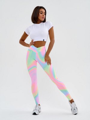 Леггинсы Bona Fide: Bona Classic "Marshmallow" от бренда спортивной женской одежды Bona Fide