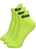 Носки Bona Fide: Socks &quot;Acid Yellow&quot;(3 пары) от бренда спортивной женской одежды Bona Fide