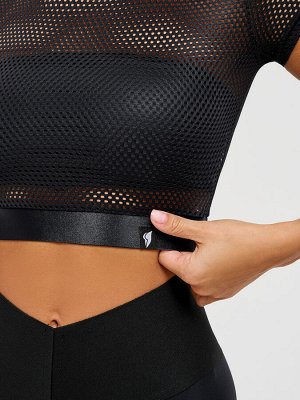 Рашгарды Bona Fide: Mini Rash Fresh "Black" от бренда спортивной женской одежды Bona Fide