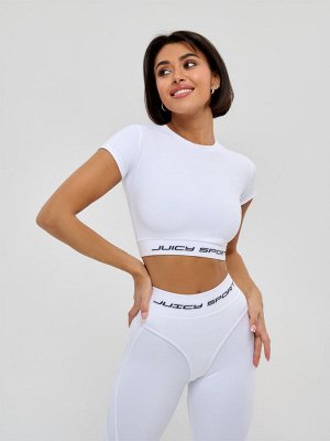 Рашгарды Bona Fide: Midi Rash "Juicy White" от бренда спортивной женской одежды Bona Fide