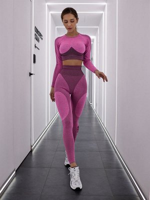 Леггинсы Bona Fide: Majestic "Pink" от бренда спортивной женской одежды Bona Fide