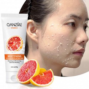 Отшелушивающий гель-скраб для лица и тела Exfoliating gel "Красный апельсин"