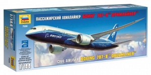 7008 Пассажирский авиалайнер Боинг 787-8 Дримлайнер