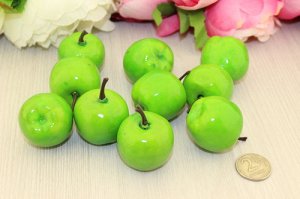 Яблоки зеленые, 35мм, упаковка 100шт(+-5)