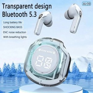 NEW ! Беспроводные наушники Crystal Air 39 color, Bluetooth, 400мАч