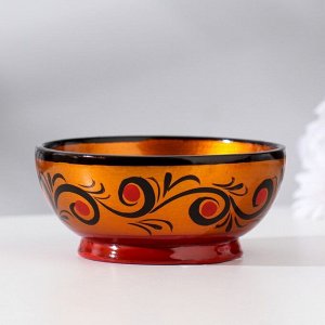 Розетка дерево хохлома, 10x4 см