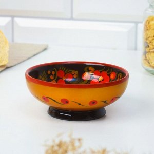 Розетка дерево хохлома, 10x4 см