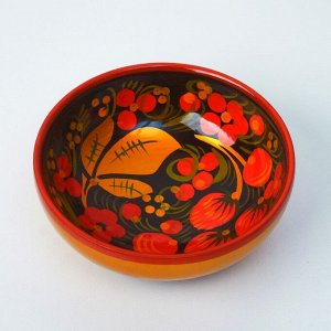 Розетка дерево хохлома, 10x4 см
