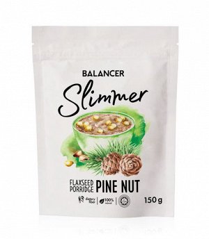 Натуральная льняная каша BALANCER Slimmer с кедровыми орехами, 150 г