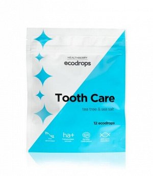 Леденцы для ухода за полостью рта Healthberry Ecodrops Tooth Care, 12 шт