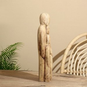 Абстракция «Семья», 15.5x7x41.5 см, манговое дерево