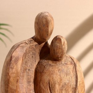 Абстракция «Семья», 16x7x26 см, манговое дерево