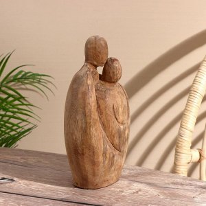 Абстракция «Семья», 16x7x26 см, манговое дерево
