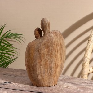 Абстракция «Семья», 16x7x26 см, манговое дерево
