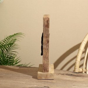 Сувенир «Раздумье», 23.5x9.5x34 см, полимерная смола, манговое дерево