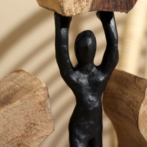 Сувенир «Сила», 17x5x23 см, полимерная смола, манговое дерево