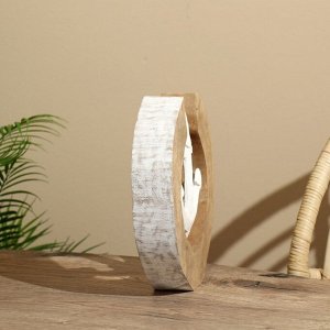 Сувенир «Якорь», 28x6x27 см, алюминий, манговое дерево