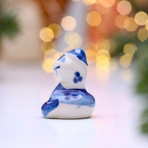 Фигурка фарфор гжель «Змея Рио»