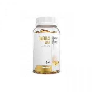 Омега - 3, Жирные кислоты Maxler Omega-3 Gold 240 softgels
