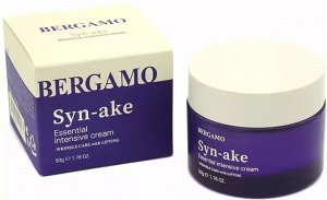 Bergamo Крем для лица с пептидами змеиного яда Cream Syn-Ake Essential Intensive, 50 гр