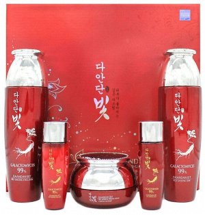DAANDAN BIT Набор для ухода за кожей с женьшенем и галактомисисом Daandan Bit Premium Red Ginseng 3Set Galactomyces 99%, Skin 150+30мл, Emulsion 150+30мл, Cream 50мл.