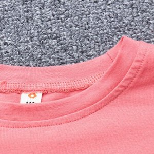Летний комплект для мальчика: футболка с принтом + джинсовые шорты с накладными карманами, розовый/синий