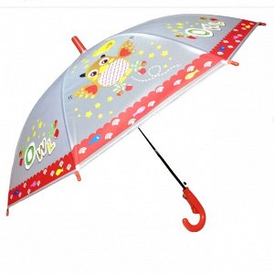 Зонт детский трость, полуавтомат