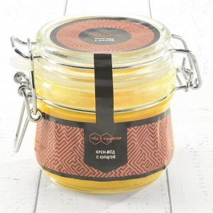 Крем-мёд с курагой с бугельным замком Люкс 250 гр
