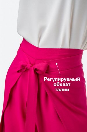 Женские брюки трансформер с запахом