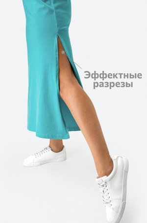 Однотонное женское платье-футболка Happyfox