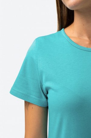 Однотонное женское платье-футболка Happyfox