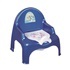 Горшок-кресло детский с крышкой перламутрова синий НИШ 1/15 11101синий перл.