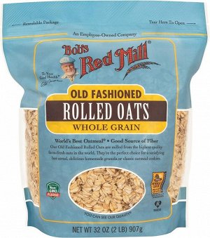 Bob's Red Mill - 100% натуральные овсяные хлопья