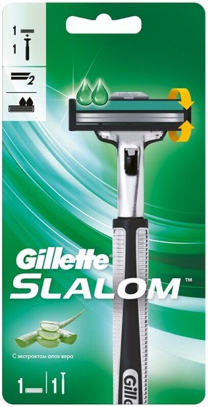SLALOM Бритва с 1 сменной кассетой