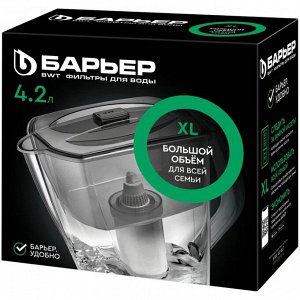 Фильтр-кувшин ГРАНД Нео 4,2л кувшин/1,7л воронка/индикатор нефрит