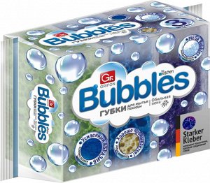 Губка для посуды GRIFON Bubbles поролоновая 3шт
